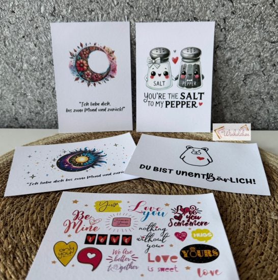 Passende Karten für Geschenke