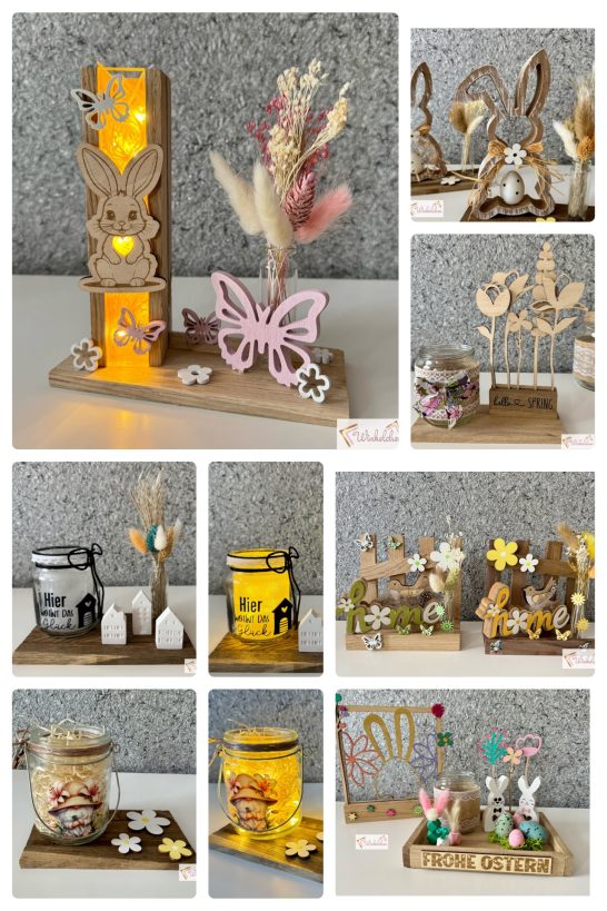 Frühlings- und Osterdekorationen