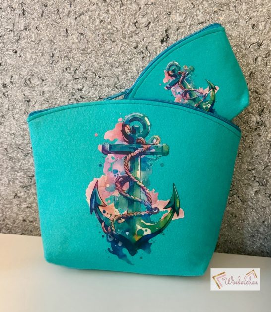 Filztaschen für die Reise